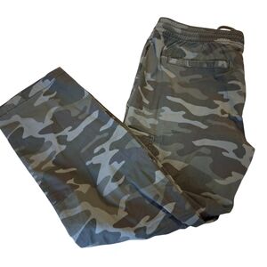 George Men's Gray Camouflage Cargo Pants